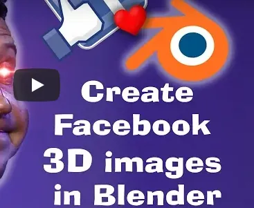 3D Facebook Images – Blender Tutorial