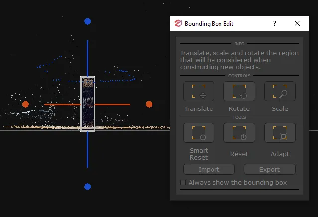 Bounding box cuts down on the amount of calculations and memory needed going forward