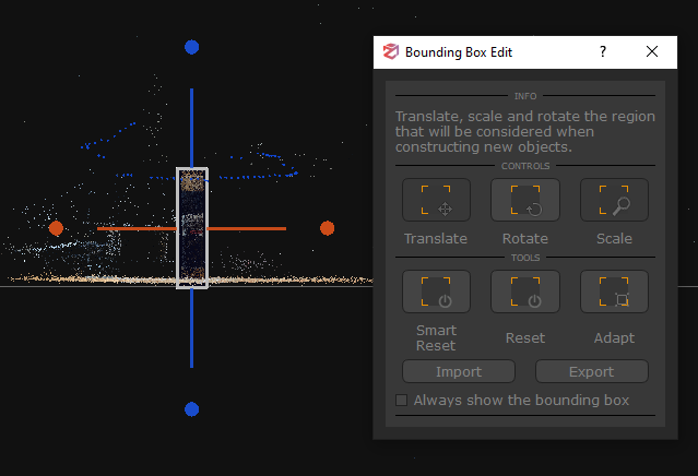 Bounding box cuts down on the amount of calculations and memory needed going forward