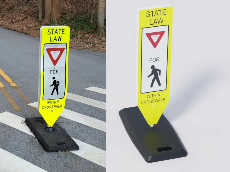Pedestrian Crossing Sign