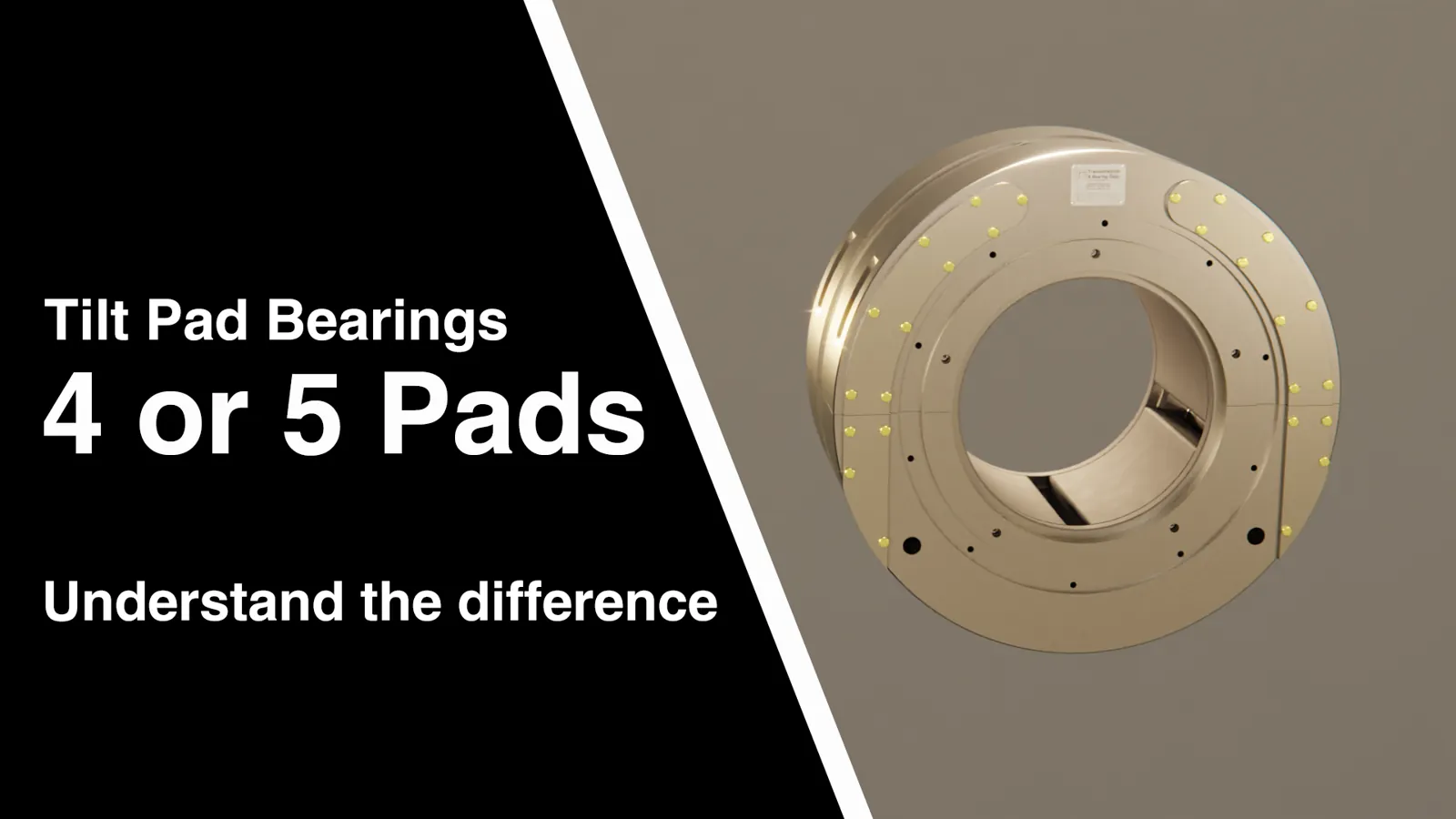 Tilt Pad Bearing Preload Explained (Video)