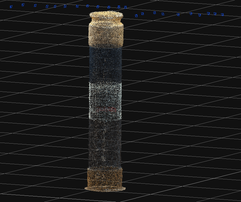 Dense point cloud of the fuse